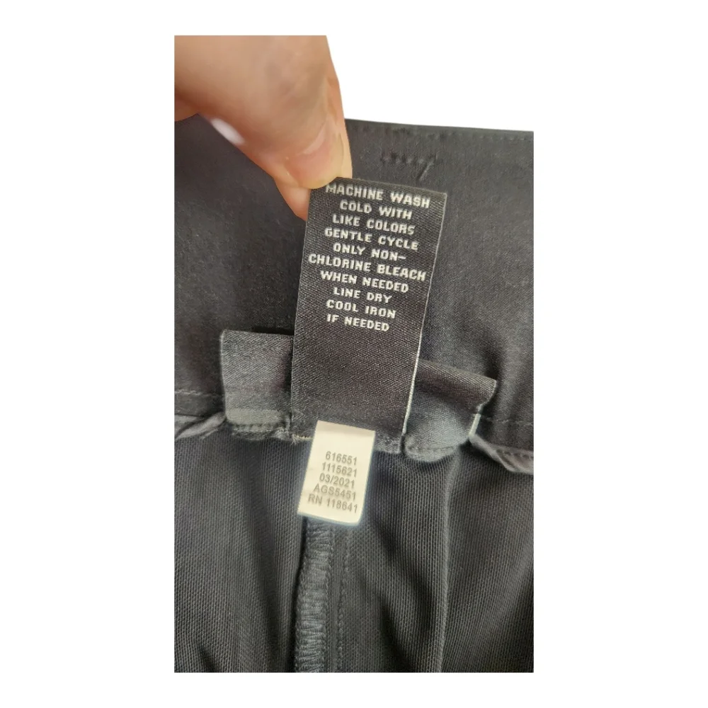 Lane Bryant 4-Season High Rise Straight Leg Pants Size 16 Black Career xl Stretc - Picture 6 of 7